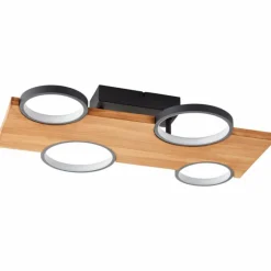 Luminaires Scandinaves-Luminaires Brilliant Plafonnier Brilliant Cheesy LED Noir, 1 lumière