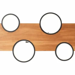 Luminaires Scandinaves-Luminaires Brilliant Plafonnier Brilliant Cheesy LED Noir, 1 lumière