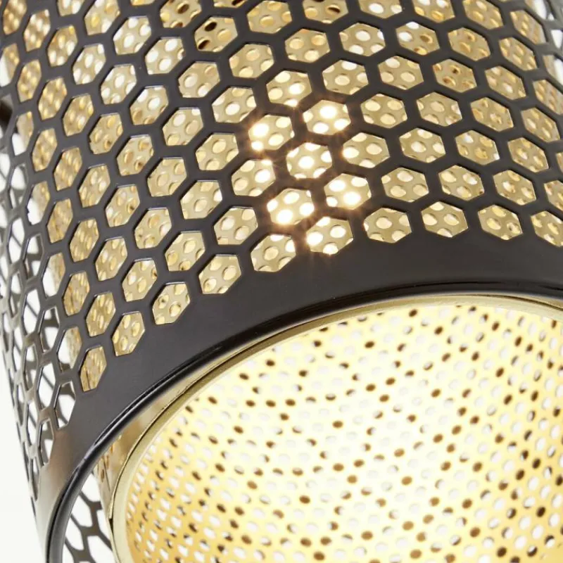 Lampes Dorées-Luminaires Brilliant Plafonnier Brilliant Cheval Noir, 2 lumières