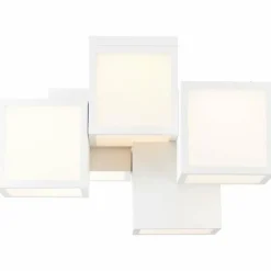 Luminaires Brilliant Plafonnier Brilliant Cubix LED Blanc, 1 lumière* Éclairage Led