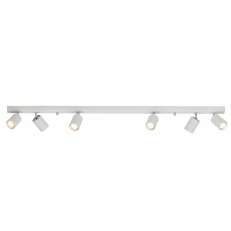 Luminaires Brilliant Plafonnier Brilliant Different Blanc, 6 lumières* Plafonniers