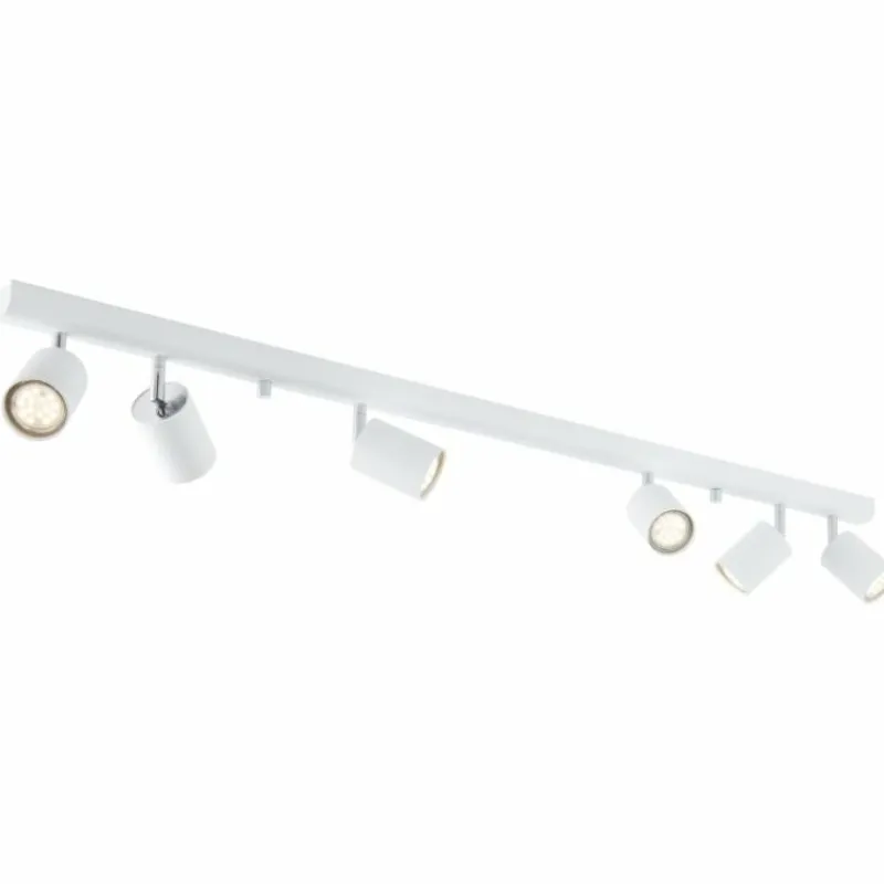 Luminaires Brilliant Plafonnier Brilliant Different Blanc, 6 lumières* Plafonniers