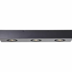 Luminaires Brilliant Plafonnier Brilliant Doro LED Noir, 3 lumières* Éclairage Led