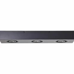 Luminaires Brilliant Plafonnier Brilliant Doro LED Noir, 3 lumières* Éclairage Led