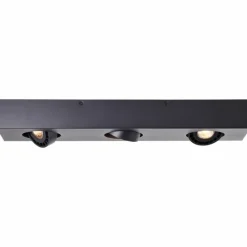 Luminaires Brilliant Plafonnier Brilliant Doro LED Noir, 3 lumières* Éclairage Led