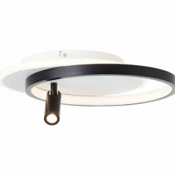 Luminaires Brilliant Plafonnier Brilliant Eunomia LED Noir, Blanc, 1 lumière* Éclairage Led