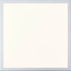 Luminaires Brilliant Plafonnier Brilliant Flat LED Argenté, 1 lumière, Télécommandes* Éclairage Led