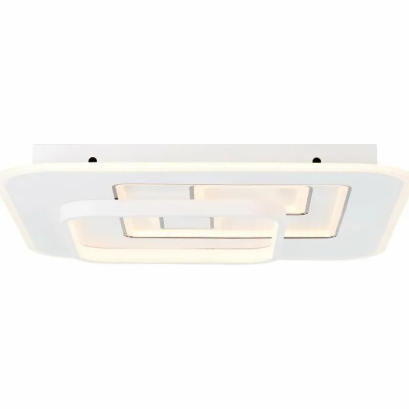 Luminaires Brilliant Plafonnier Brilliant Furtado LED Noir, Blanc, 1 lumière, Télécommandes* Éclairage Led