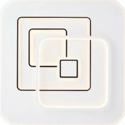 Luminaires Brilliant Plafonnier Brilliant Furtado LED Noir, Blanc, 1 lumière, Télécommandes* Éclairage Led