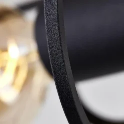 Luminaires Scandinaves-Luminaires Brilliant Plafonnier Brilliant Gwen Bois foncé, 2 lumières