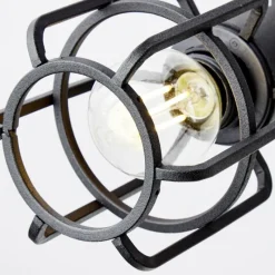 Luminaires Scandinaves-Luminaires Brilliant Plafonnier Brilliant Gwen Bois foncé, 3 lumières