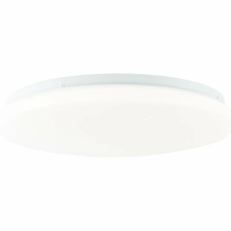 Luminaires Brilliant Plafonnier Brilliant Heddy LED Blanc, 1 lumière, Télécommandes, Changeur de couleurs