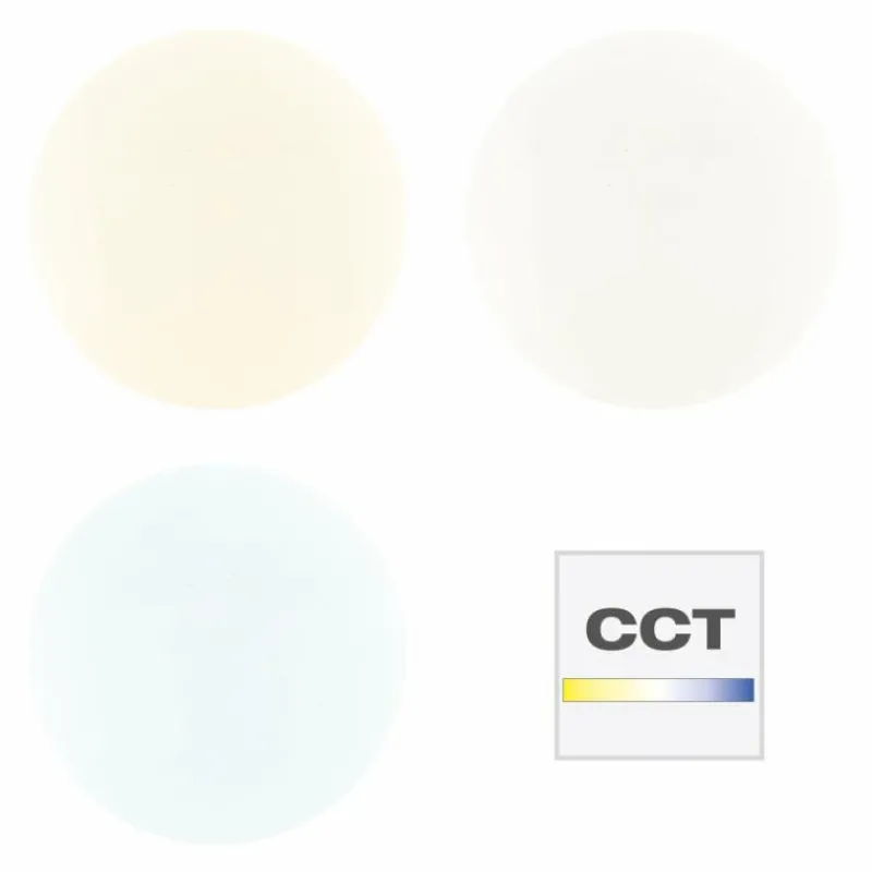 Luminaires Brilliant Plafonnier Brilliant Heddy LED Blanc, 1 lumière, Télécommandes, Changeur de couleurs