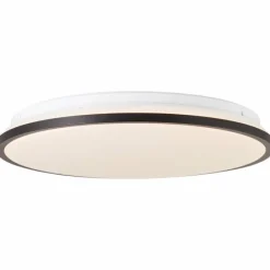 Luminaires Brilliant Plafonnier Brilliant Heida LED Noir, Blanc, 1 lumière, Télécommandes, Changeur de couleurs* Éclairage Led