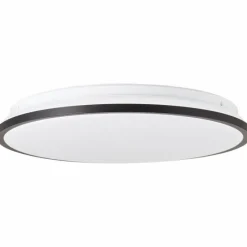 Luminaires Brilliant Plafonnier Brilliant Heida LED Noir, Blanc, 1 lumière, Télécommandes, Changeur de couleurs* Éclairage Led