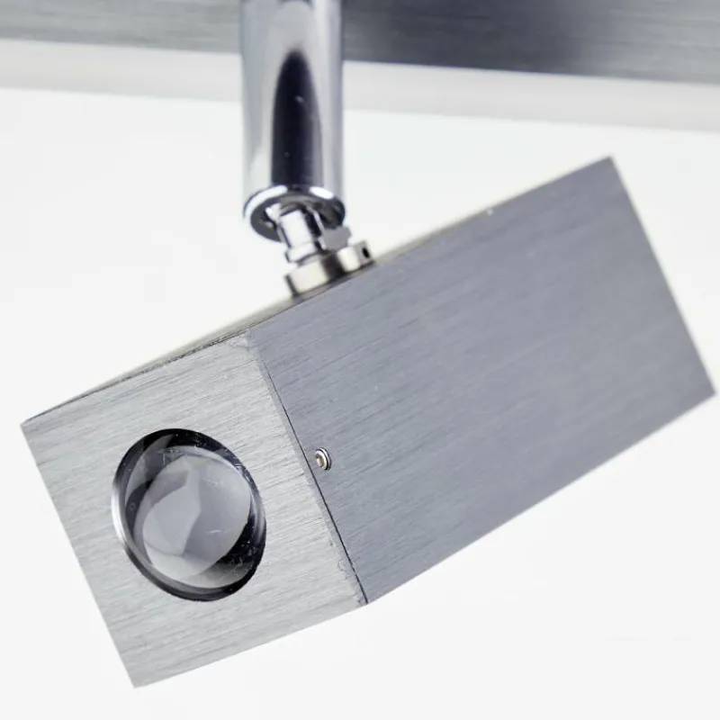 Luminaires Brilliant Plafonnier Brilliant Howle LED Aluminium, Noir, 2 lumières* Spots Et Projecteurs