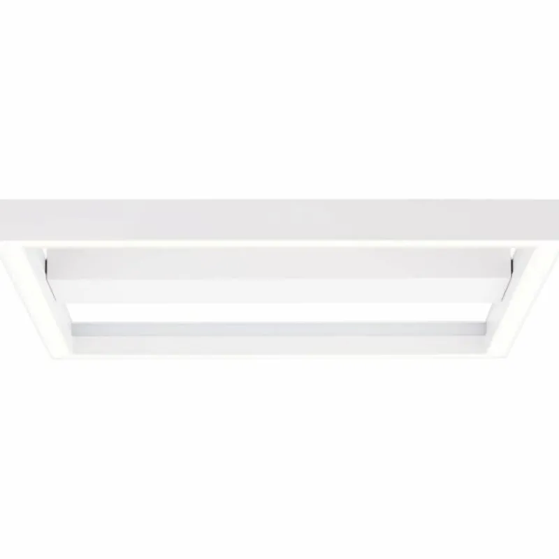Luminaires Brilliant Plafonnier Brilliant Icarus LED Blanc, 1 lumière, Télécommandes, Changeur de couleurs* Éclairage Led