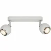 Luminaires Brilliant Plafonnier Brilliant Ina LED Blanc, 2 lumières* Éclairage Led