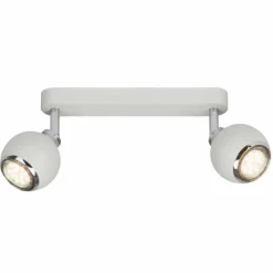 Luminaires Brilliant Plafonnier Brilliant Ina LED Blanc, 2 lumières* Éclairage Led