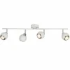 Luminaires Brilliant Plafonnier Brilliant Ina LED Blanc, 4 lumières* Éclairage Led