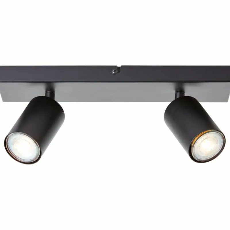 Luminaires Brilliant Plafonnier Brilliant Jello LED Noir, 2 lumières* Éclairage Led