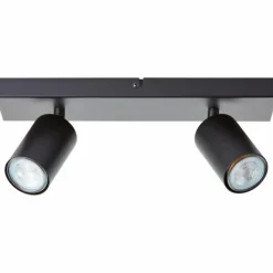 Luminaires Brilliant Plafonnier Brilliant Jello LED Noir, 2 lumières* Éclairage Led