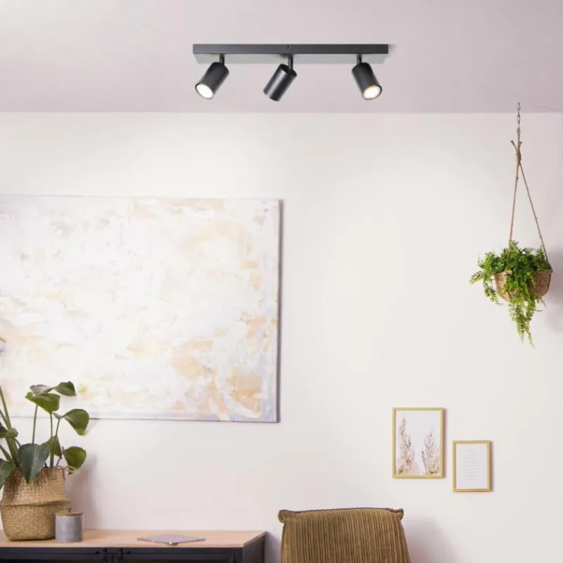 Luminaires Brilliant Plafonnier Brilliant Jello LED Noir, 3 lumières* Éclairage Led