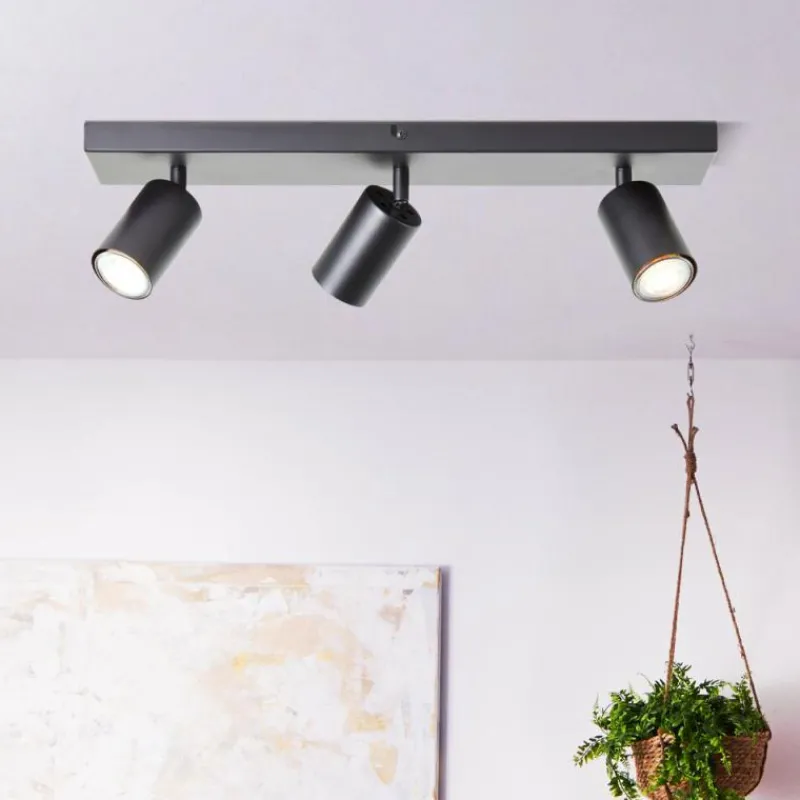 Luminaires Brilliant Plafonnier Brilliant Jello LED Noir, 3 lumières* Éclairage Led