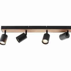 Luminaires Scandinaves-Luminaires Brilliant Plafonnier Brilliant Jello Wood Écru, Noir, 4 lumières