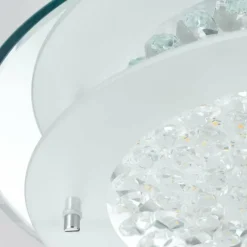 Luminaires Brilliant Plafonnier Brilliant Jolene Chrome, 1 lumière, Télécommandes