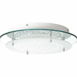 Luminaires Brilliant Plafonnier Brilliant Jolene Chrome, 1 lumière, Télécommandes