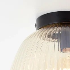 Luminaires Brilliant Plafonnier Brilliant Kaizen Noir, 1 lumière