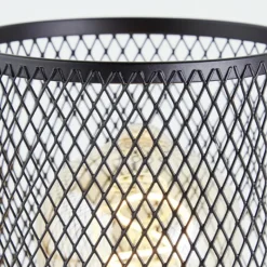 Lampes Industrielles-Luminaires Brilliant Plafonnier Brilliant Kamolo Noir, 4 lumières