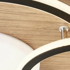 Luminaires Scandinaves-Luminaires Brilliant Plafonnier Brilliant Karney LED Brun, Noir, 1 lumière