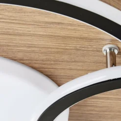 Luminaires Scandinaves-Luminaires Brilliant Plafonnier Brilliant Karney LED Brun, Noir, 1 lumière