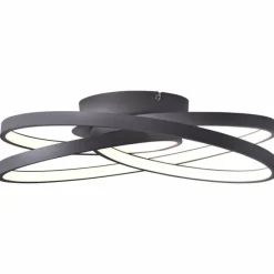 Luminaires Brilliant Plafonnier Brilliant Labyrinth LED Noir, 1 lumière* Éclairage Led