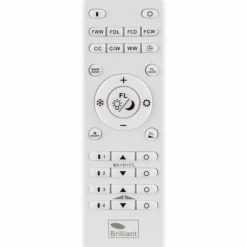 Lampes Industrielles-Luminaires Brilliant Plafonnier Brilliant Laurice LED Blanc, 1 lumière, Télécommandes