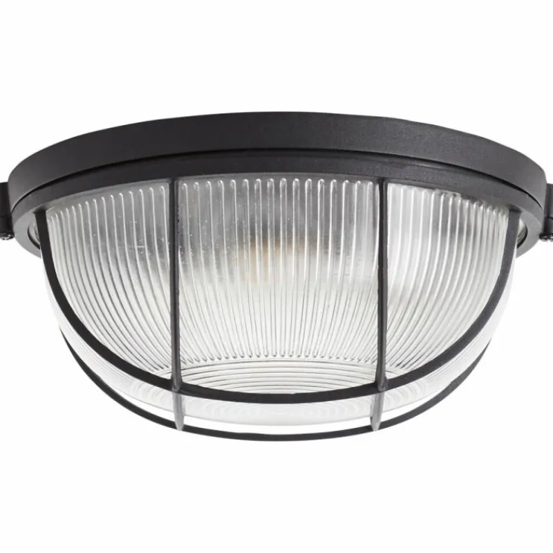 Luminaires Brilliant Plafonnier Brilliant Lauren Noir, 1 lumière