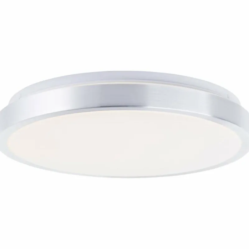 Luminaires Brilliant Plafonnier Brilliant Livius LED Argenté, 1 lumière* Éclairage Led