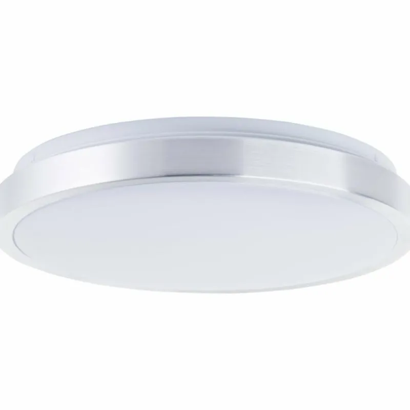 Luminaires Brilliant Plafonnier Brilliant Livius LED Argenté, 1 lumière* Éclairage Led