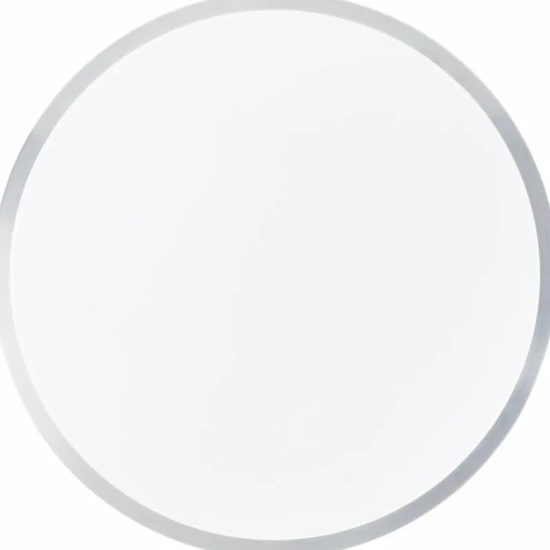 Luminaires Brilliant Plafonnier Brilliant Livius LED Argenté, 1 lumière, Télécommandes* Éclairage Led