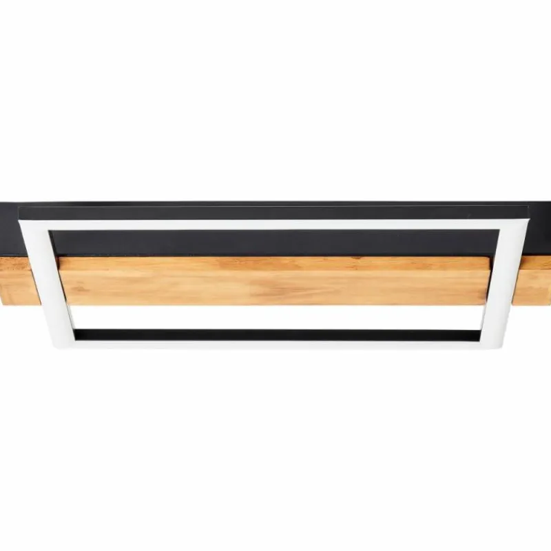 Luminaires Scandinaves-Luminaires Brilliant Plafonnier Brilliant Loneos LED Brun, Noir, 1 lumière