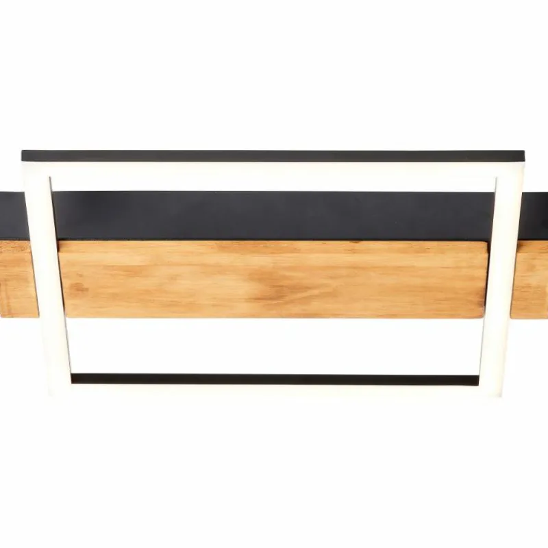 Luminaires Scandinaves-Luminaires Brilliant Plafonnier Brilliant Loneos LED Brun, Noir, 1 lumière