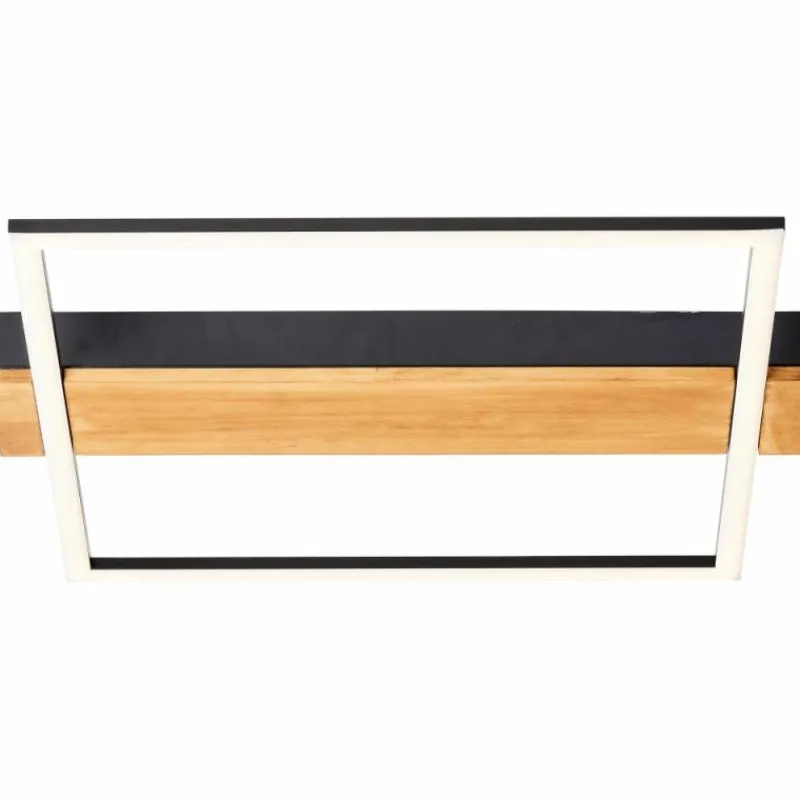 Luminaires Scandinaves-Luminaires Brilliant Plafonnier Brilliant Loneos LED Brun, Noir, 1 lumière