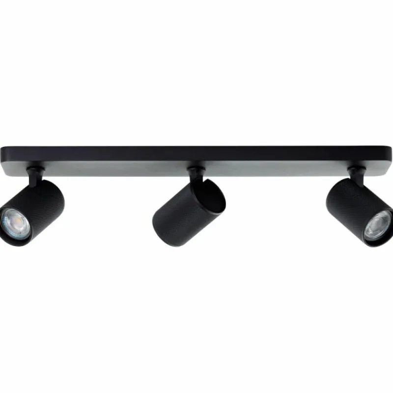 Luminaires Brilliant Plafonnier Brilliant Marty Noir, 3 lumières* Spots Et Projecteurs