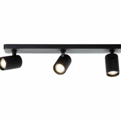 Luminaires Brilliant Plafonnier Brilliant Marty Noir, 3 lumières* Spots Et Projecteurs