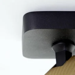 Lampes Dorées-Luminaires Brilliant Plafonnier Brilliant Marty Noir, 3 lumières