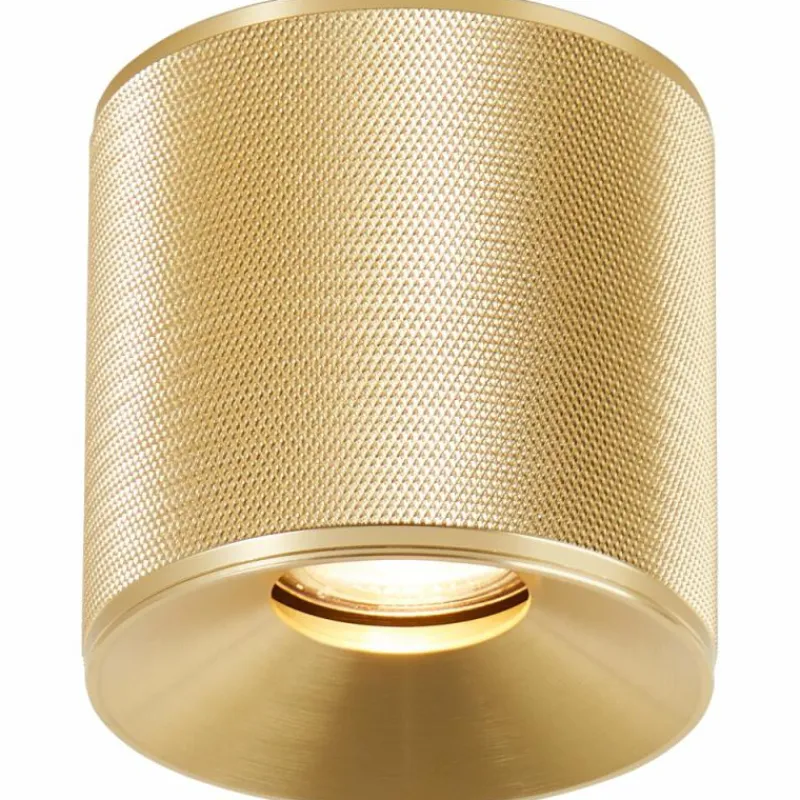 Lampes Dorées-Luminaires Brilliant Plafonnier Brilliant Marty LED Or, 1 lumière