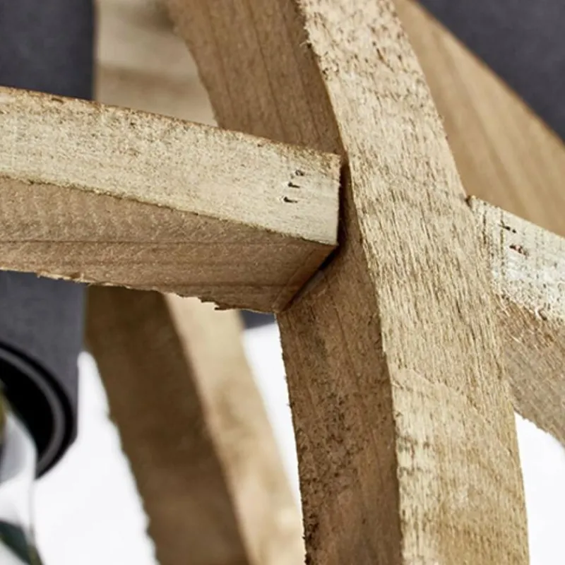 Style Boho-Chic-Luminaires Brilliant Plafonnier Brilliant Matrix Wood Noir, 1 lumière