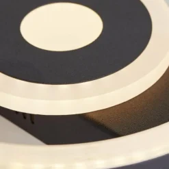 Luminaires Brilliant Plafonnier Brilliant Maureen LED Noir, Blanc, 1 lumière* Éclairage Led